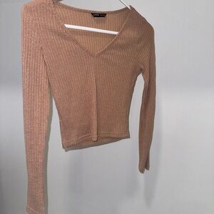SHEIN long sleeve crop top